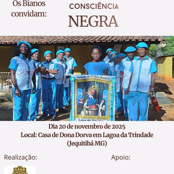 Guarda de Congo da Família Bianos celebra o Dia da Consciência Negra em Jequitibá/MG